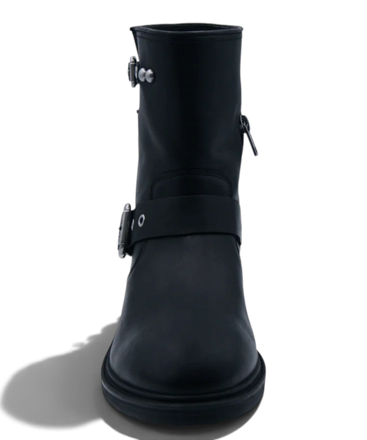 Stivaletti ASH Flame Lily Moto Bootie in Pelle con Fibbie