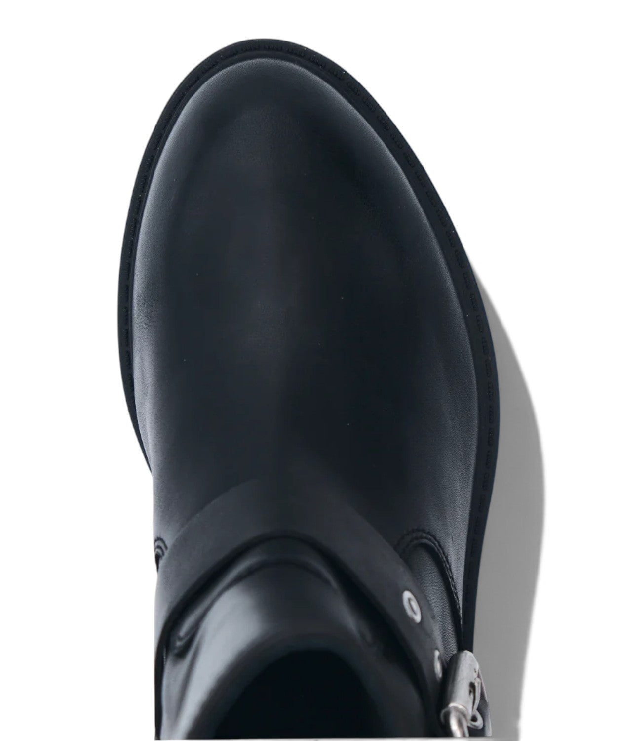 Stivaletti ASH Flame Lily Moto Bootie in Pelle con Fibbie