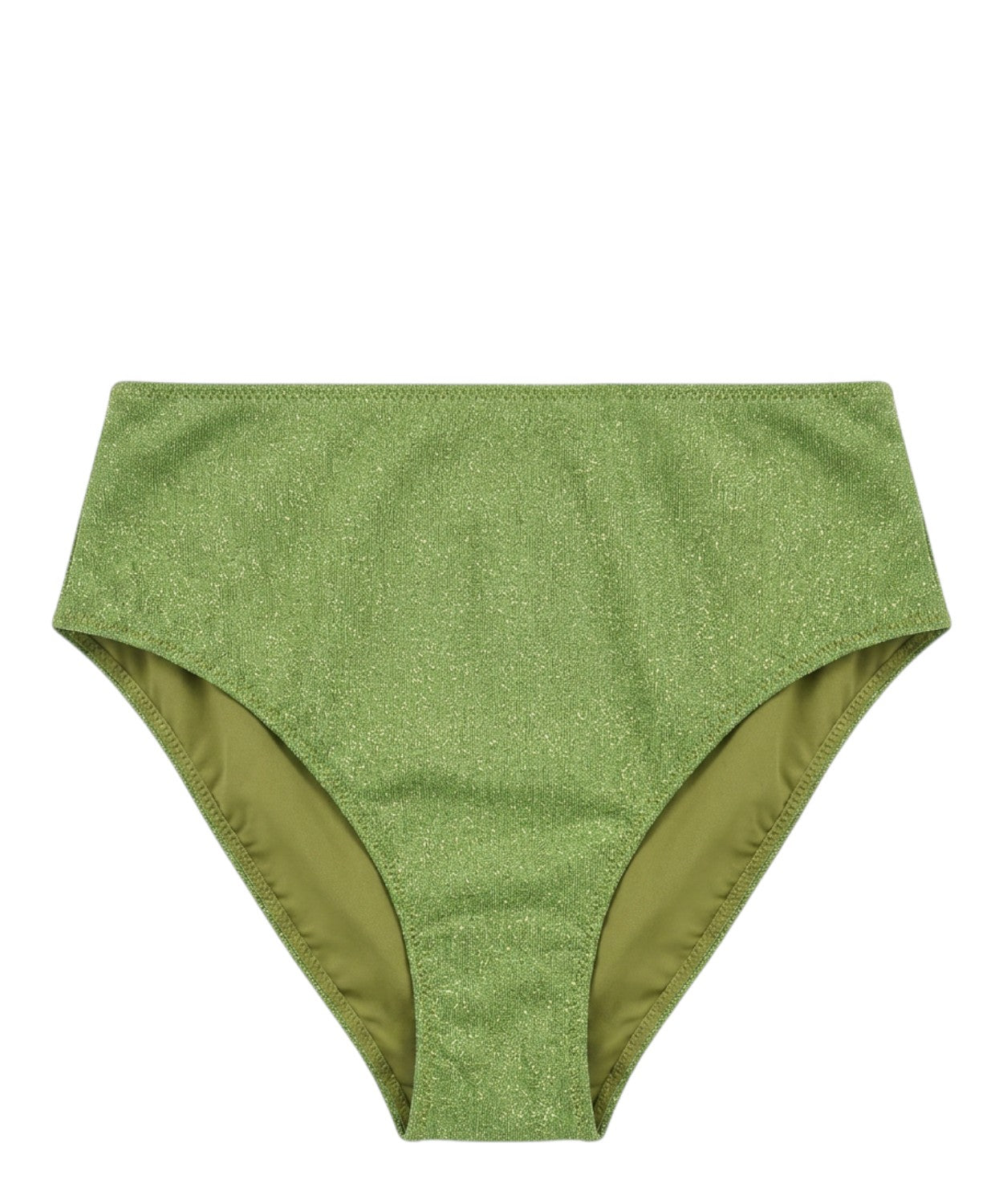 Bikini Lurex femme avec haut noué et taille haute
