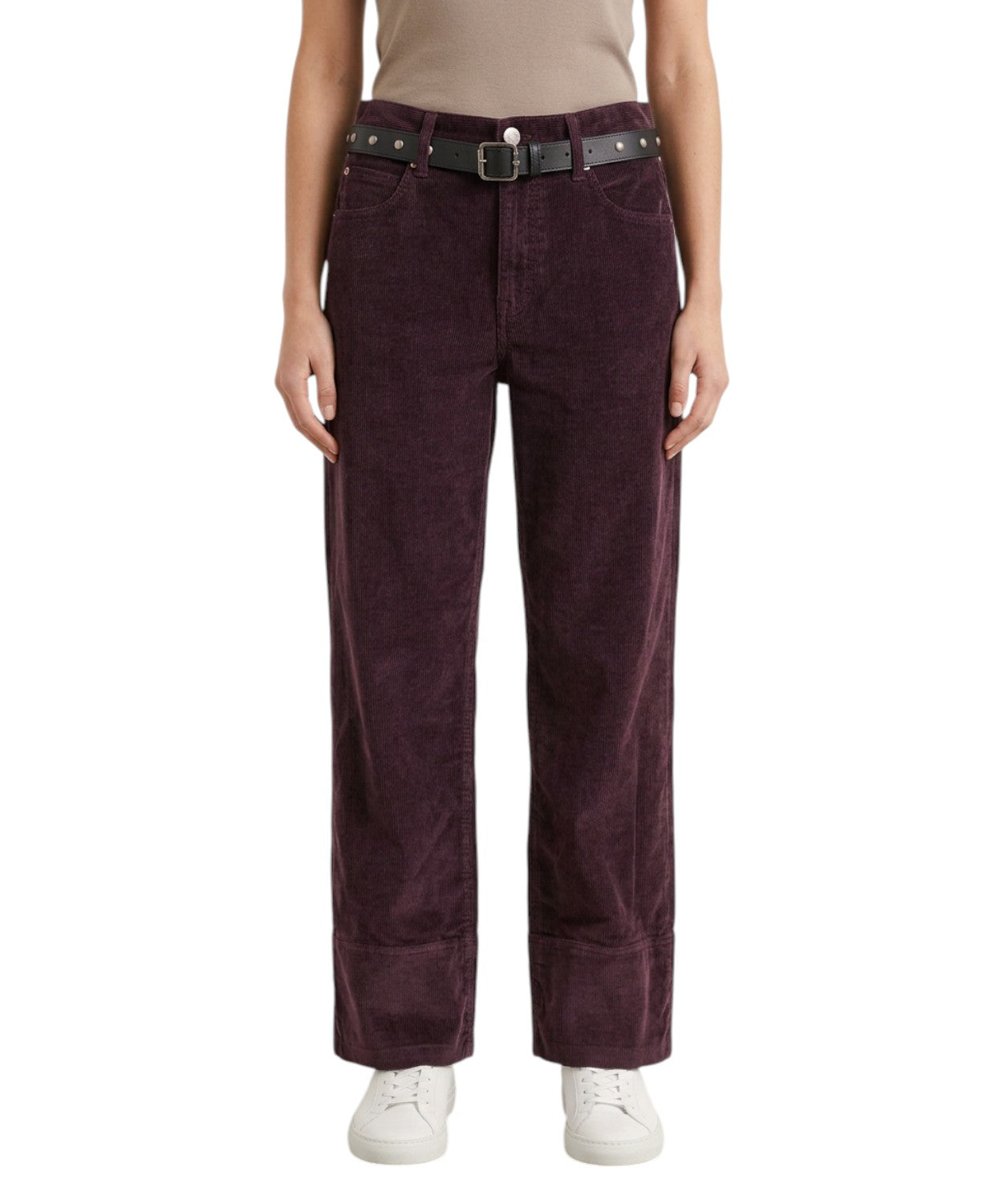 Pantalon Pinko Cynthia Cropped en velours