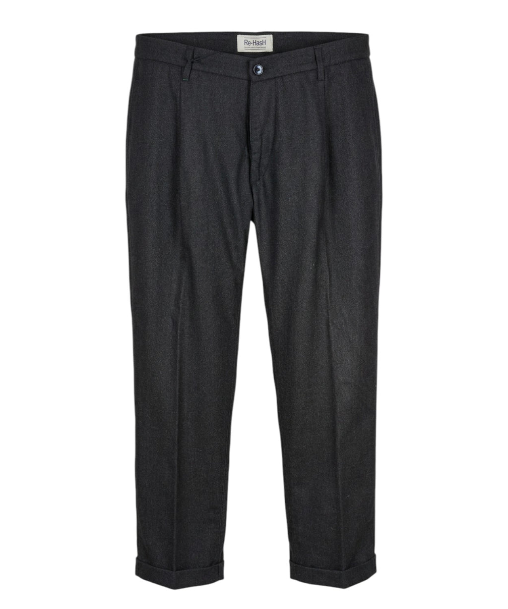 Pantalon Homme Re-Hash en Laine pour Tenue Élégante