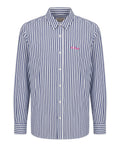 Chemise Brigitte en popeline de coton avec broderie Labubu