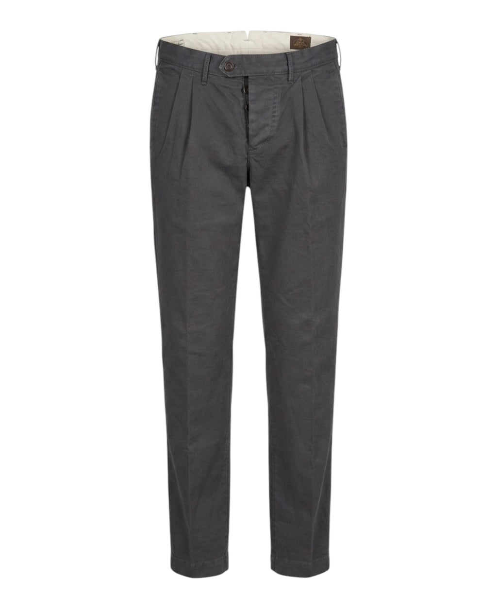 Pantalon homme en coton effet pêche pour un look élégant