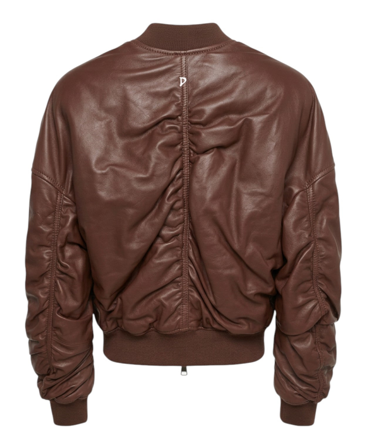 Dondup Bomber en nappa avec manches froncées