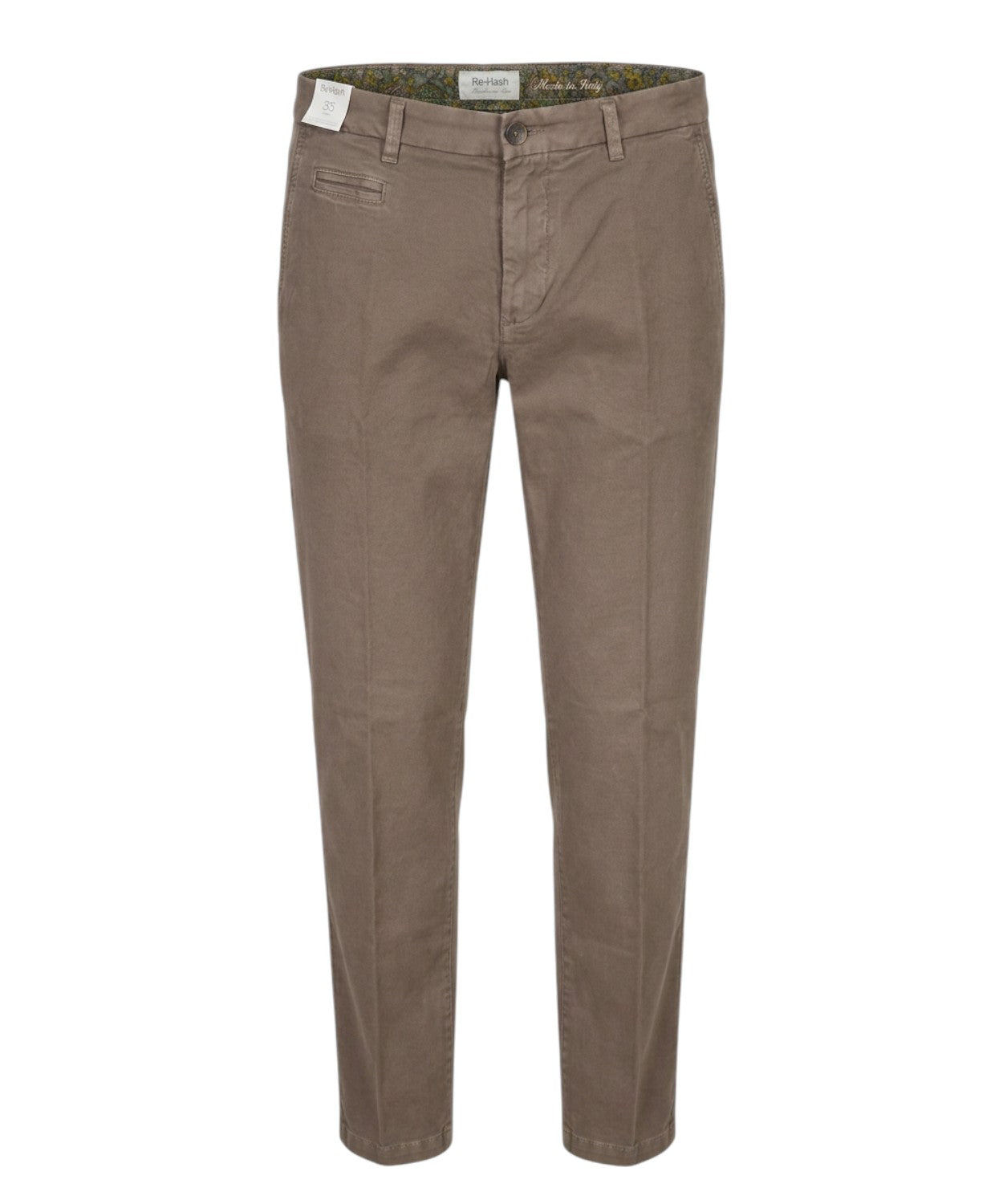 Pantalon homme Regular Fit en coton Re-Hash