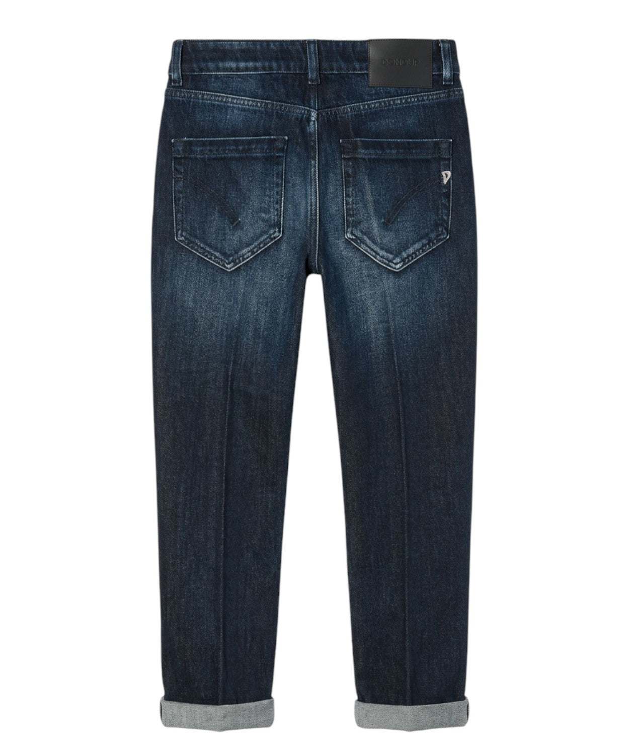 Dondup Koons Jeans Denim Loose Fit avec Boutonnière Bijou