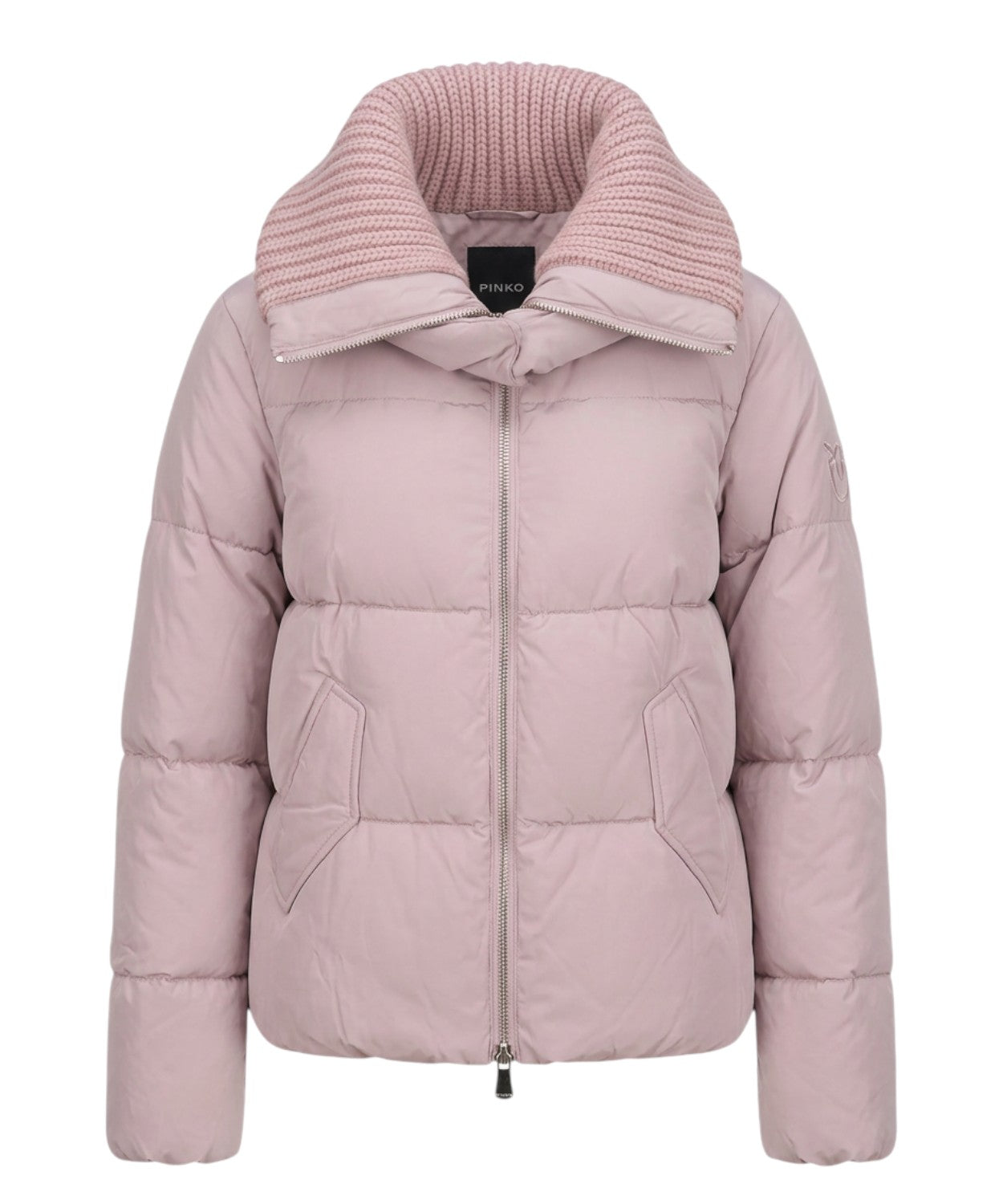 Doudoune Pinko Dianthus, rembourrée avec col en maille
