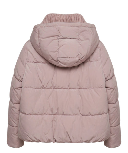 Doudoune Pinko Dianthus, rembourrée avec col en maille