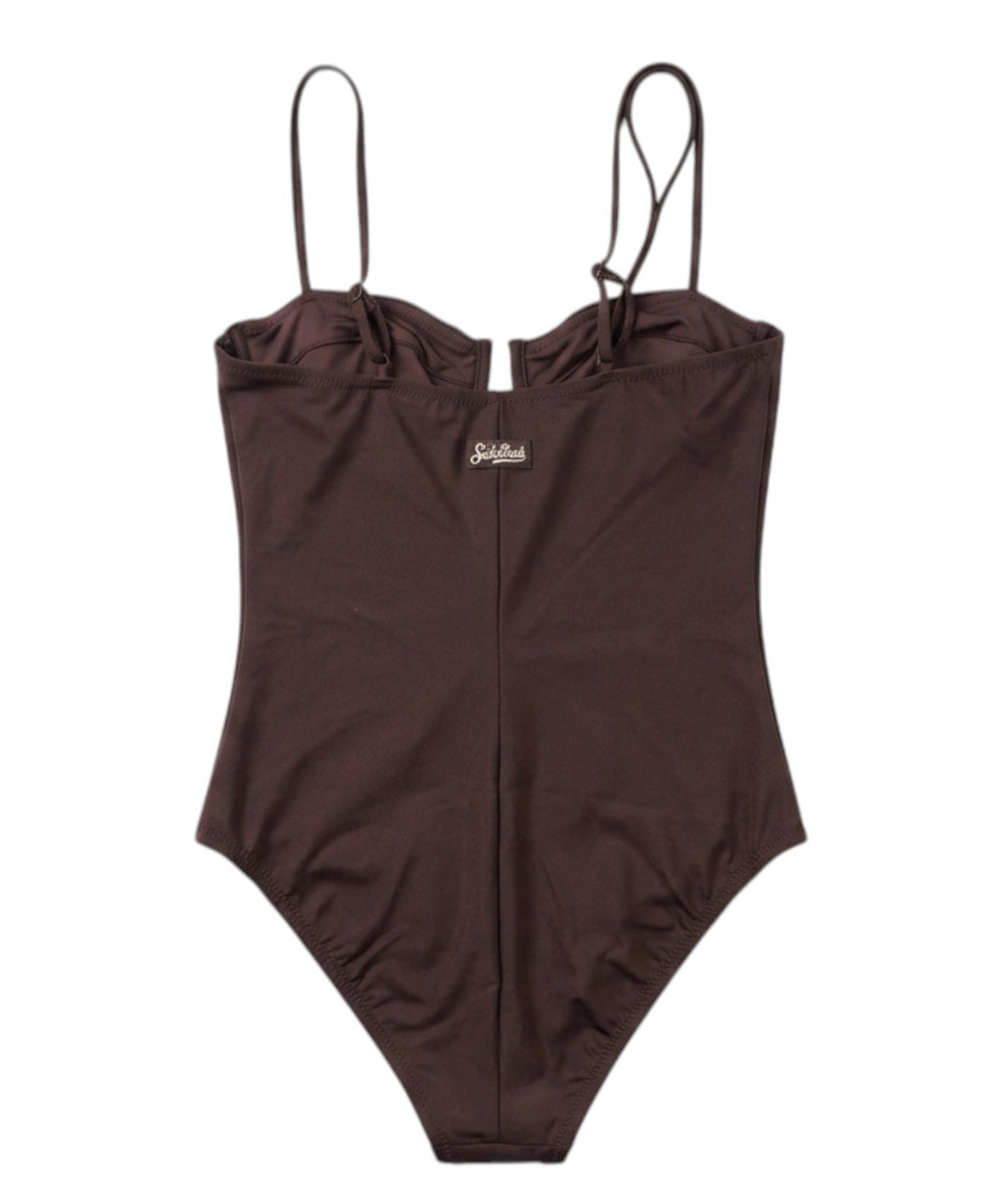 Maillot de bain une pièce Medea MC2 Saint Barth avec armatures et perles
