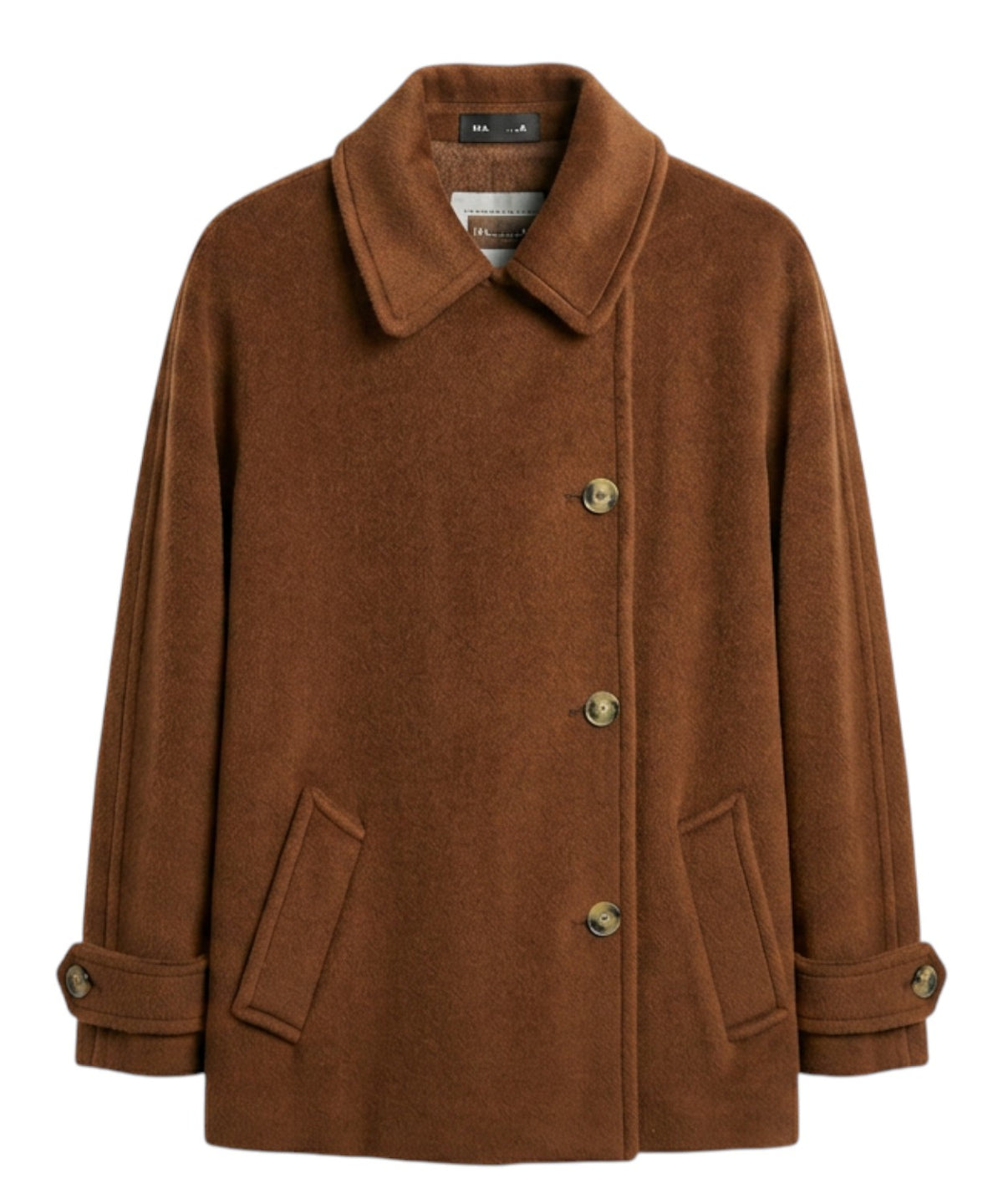 Balco Cappotto Corto Donna in Panno con Cintura