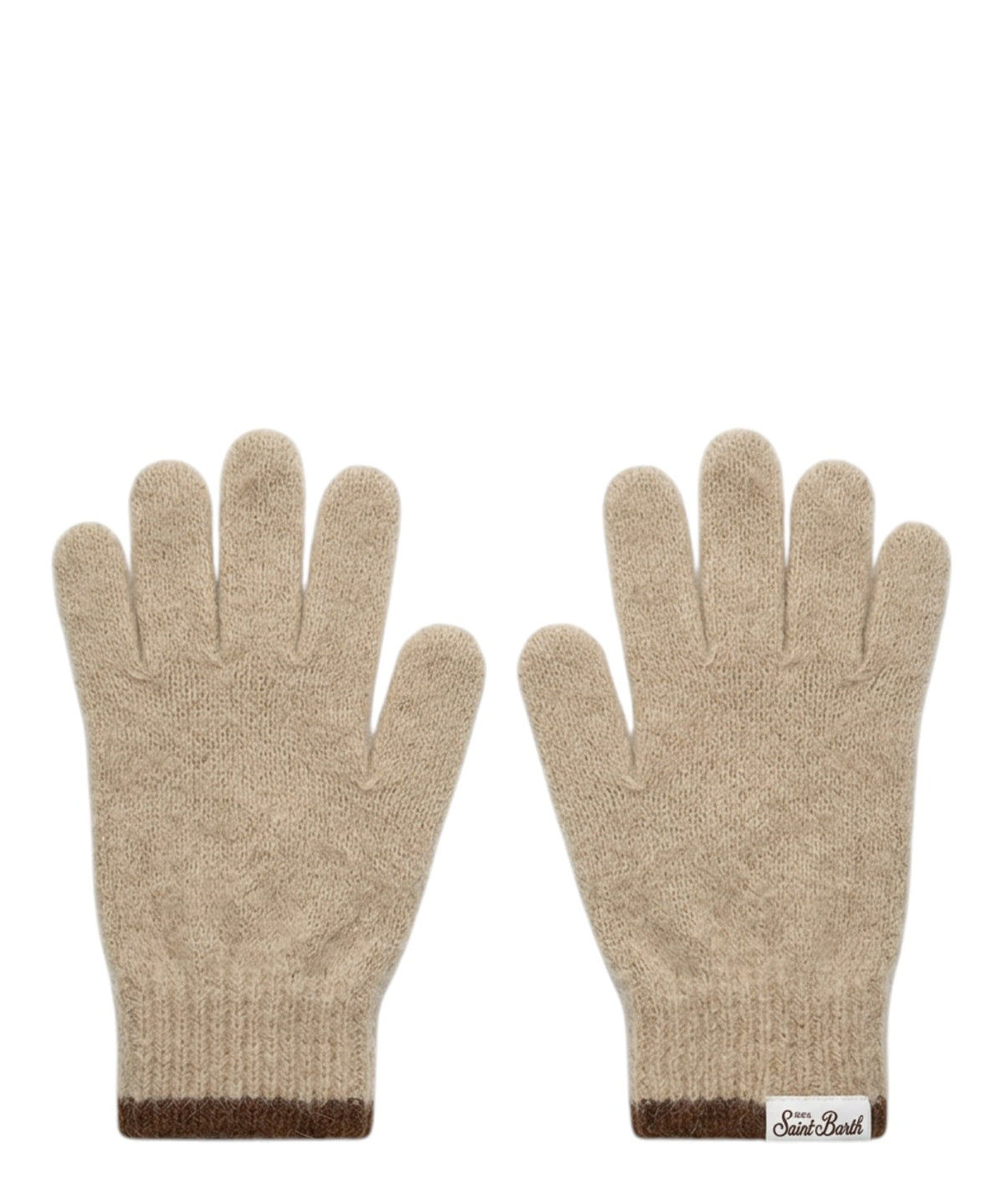 Gants MC2 Saint Barth en laine mohair avec logo