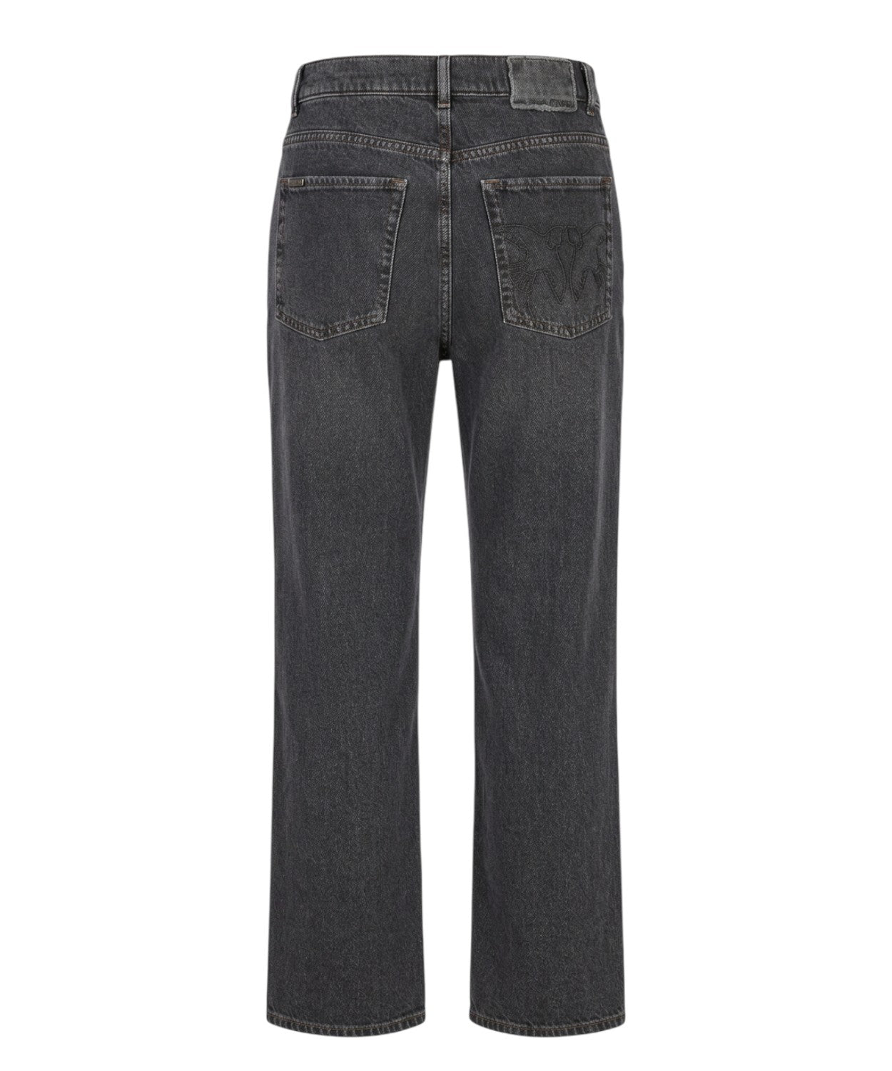 Pantaloni Pinko Wanda Denim con Spacco Laterale