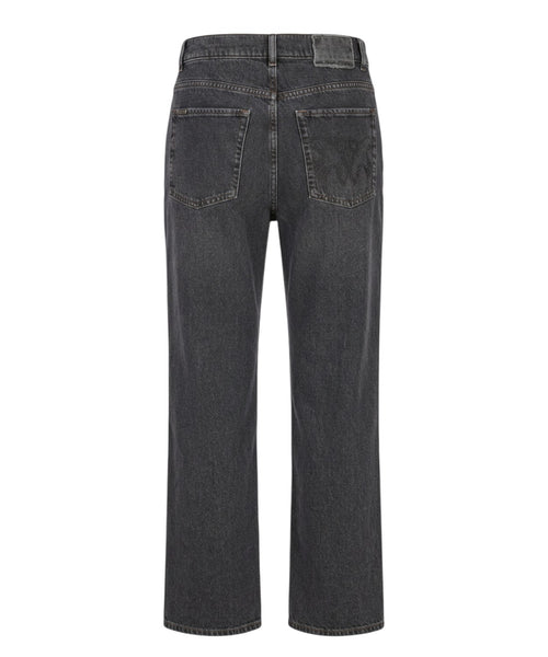 Pantaloni Pinko Wanda Denim con Spacco Laterale