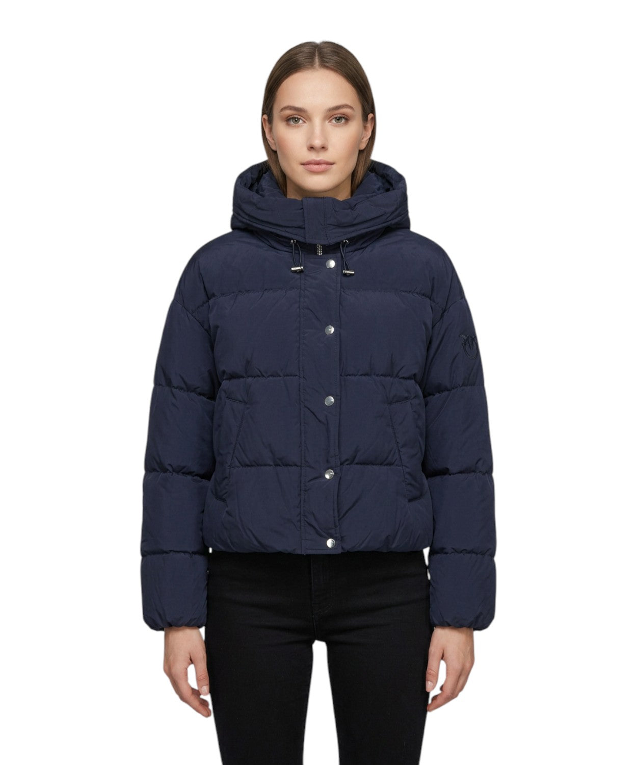 Doudoune Femme Pinko avec Capuche Impasto