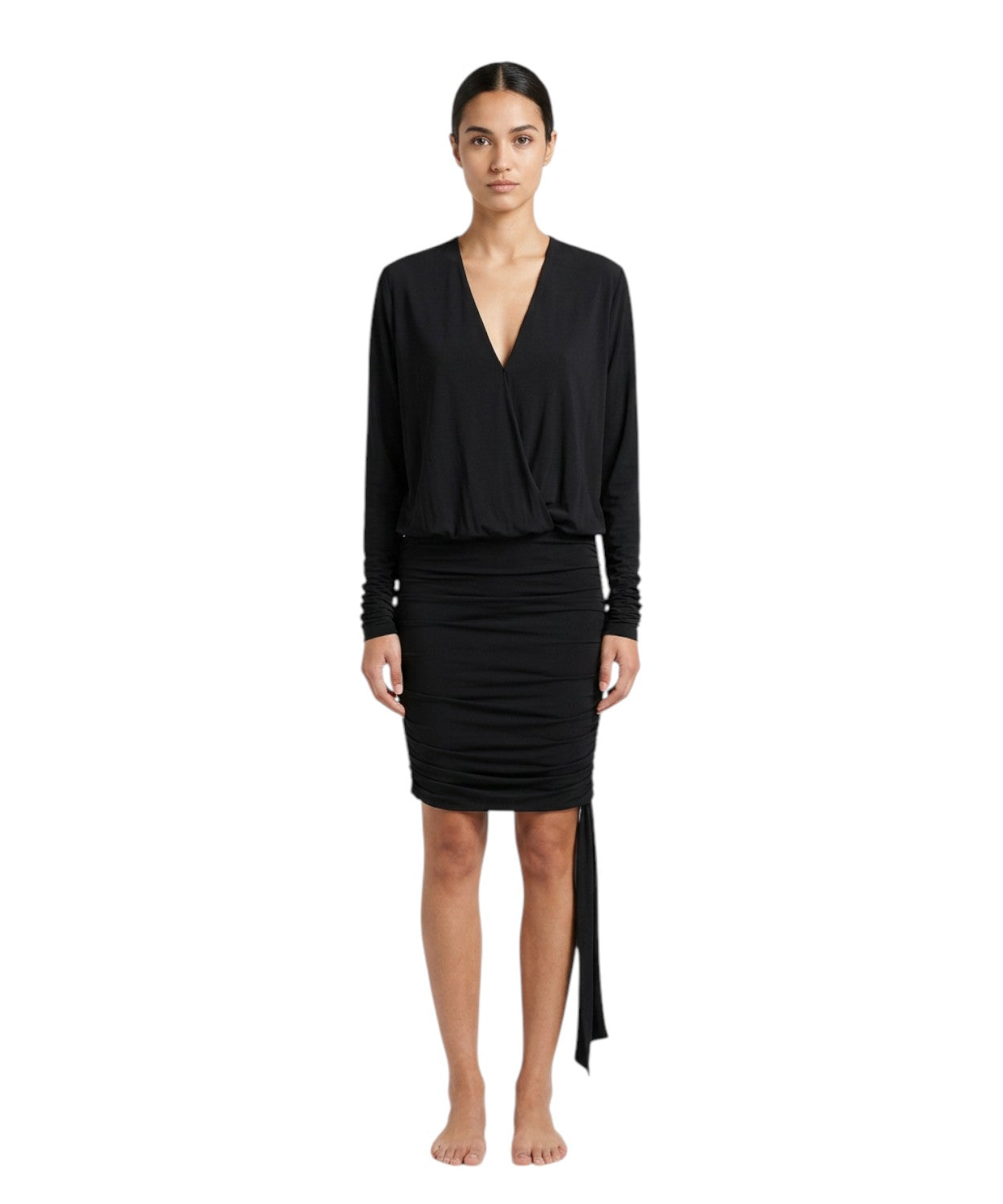 Robe fluide en jersey stretch Pinko pour femme
