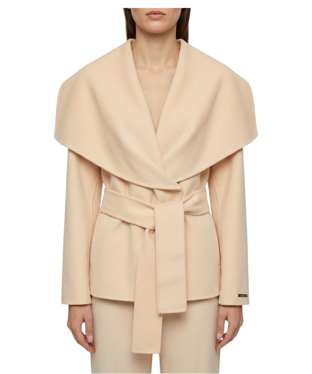 Cappotto Marella Pulcino in Panno con Cintura