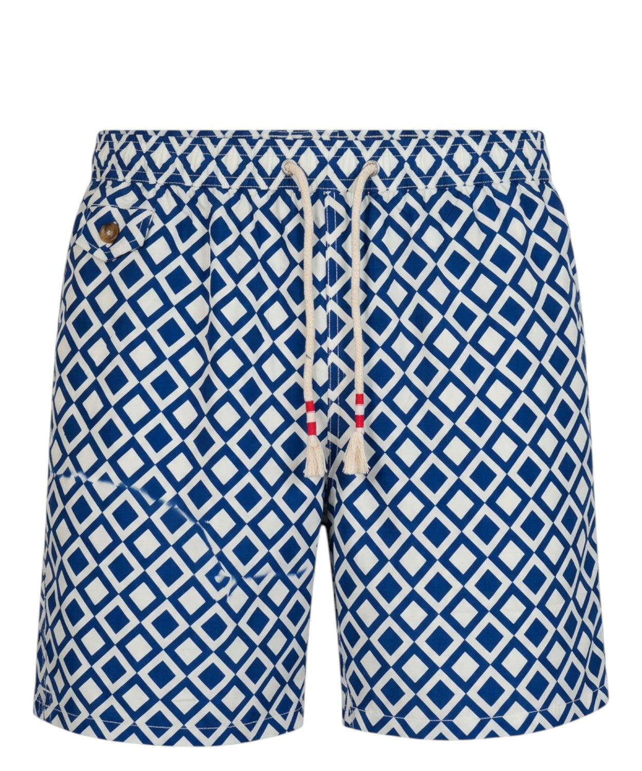 Maillot de bain boxer homme MC2 Saint Barth avec imprimé géométrique