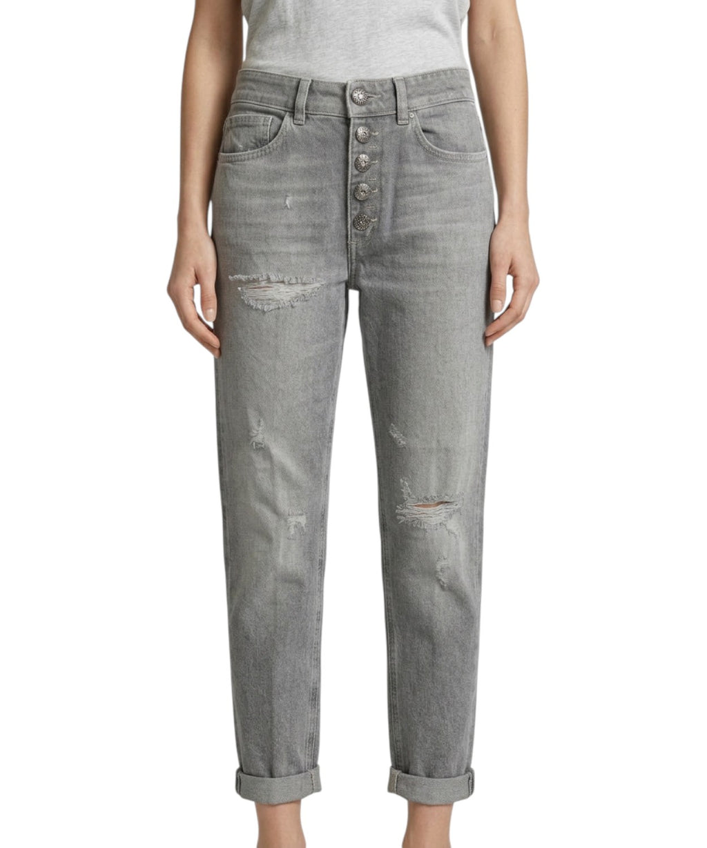 Jeans Dondup Koons déchirés en denim 10,5 Oz