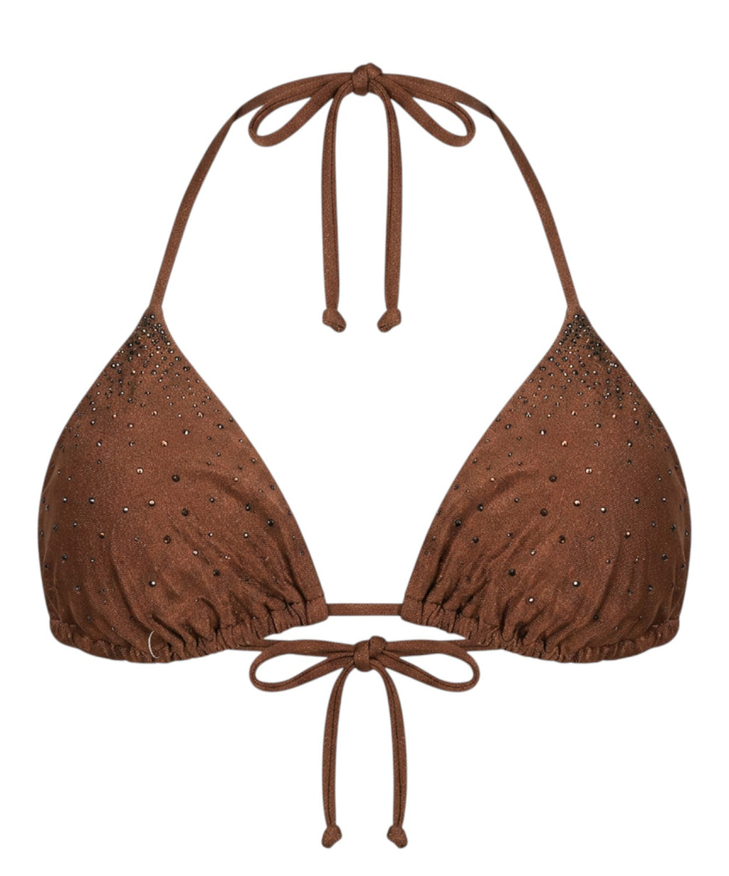 Top Bikini Triangolo Annabelle MC2 Saint Barth avec strass