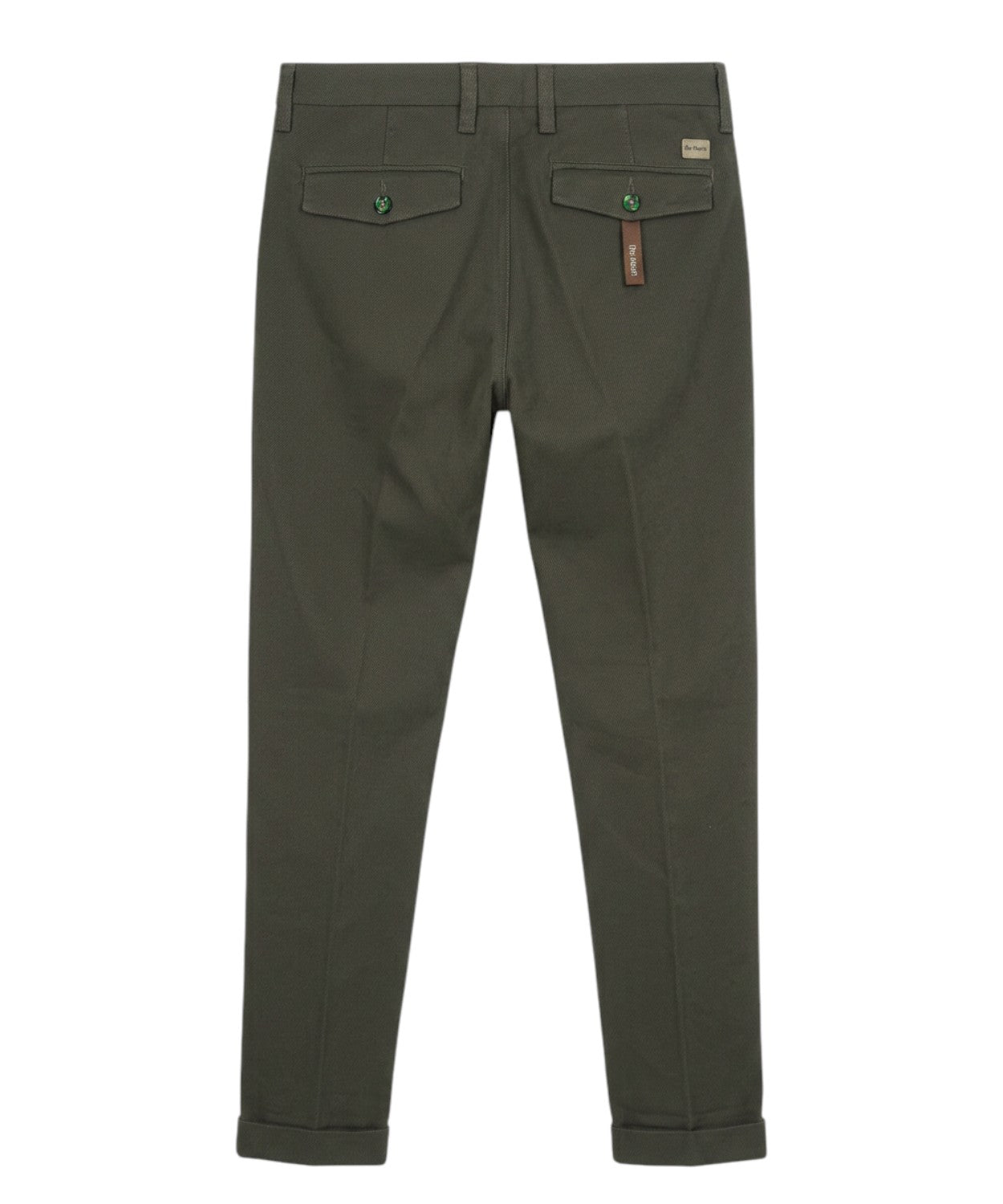 Pantalon Homme Re-Hash en Coton Toucher Pêche