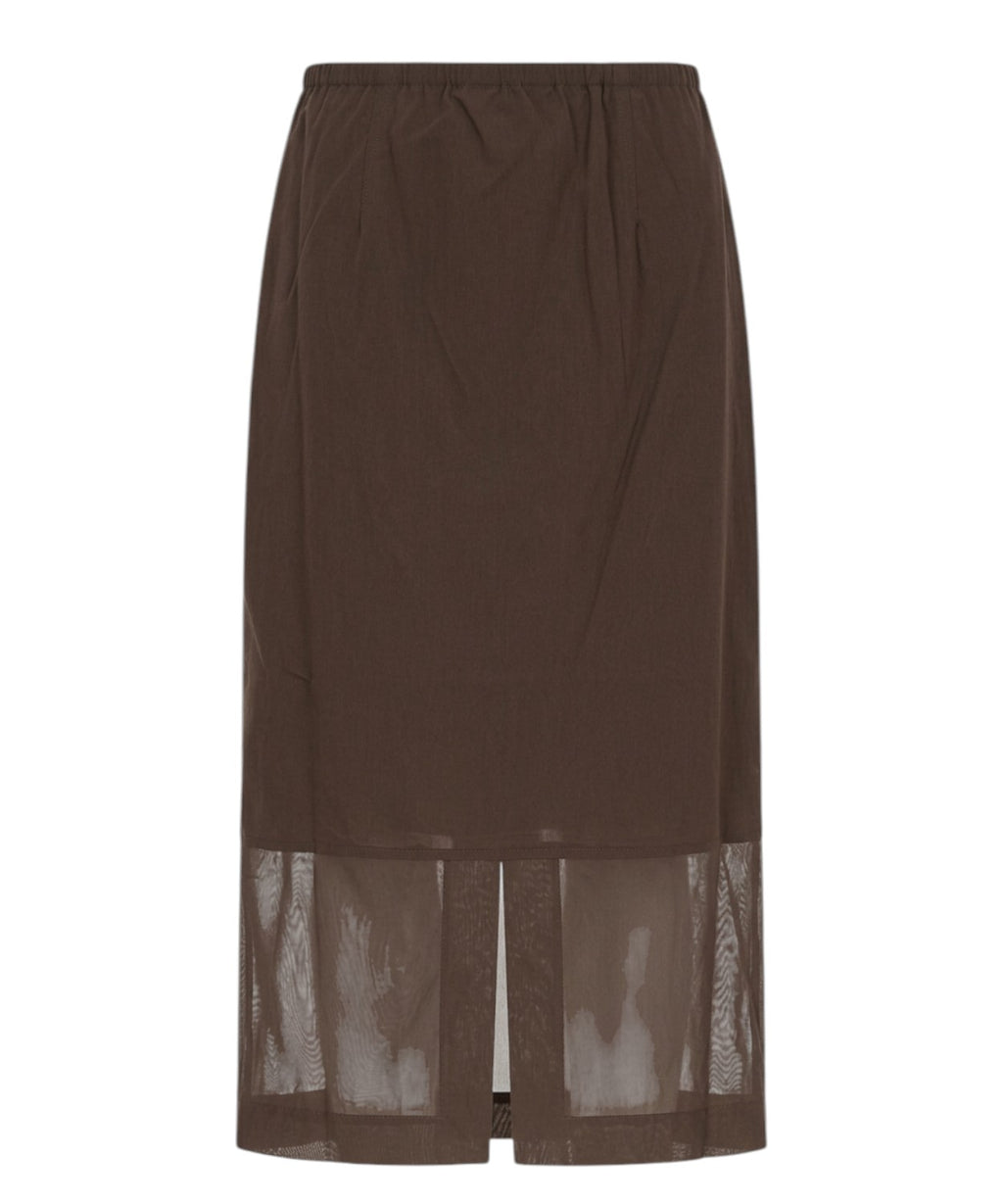 Jupe MM Max Mara avec fente et taille élastique