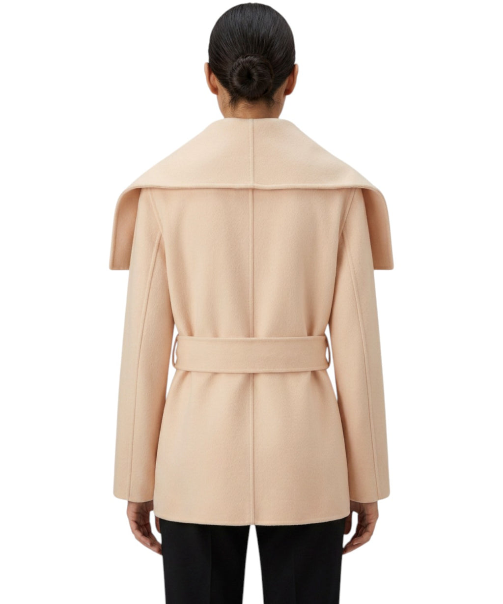 Cappotto Marella Pulcino in Panno con Cintura
