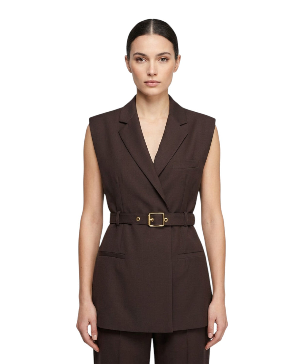 Gilet Pinko Nuraqus Donna con Cintura Elegante