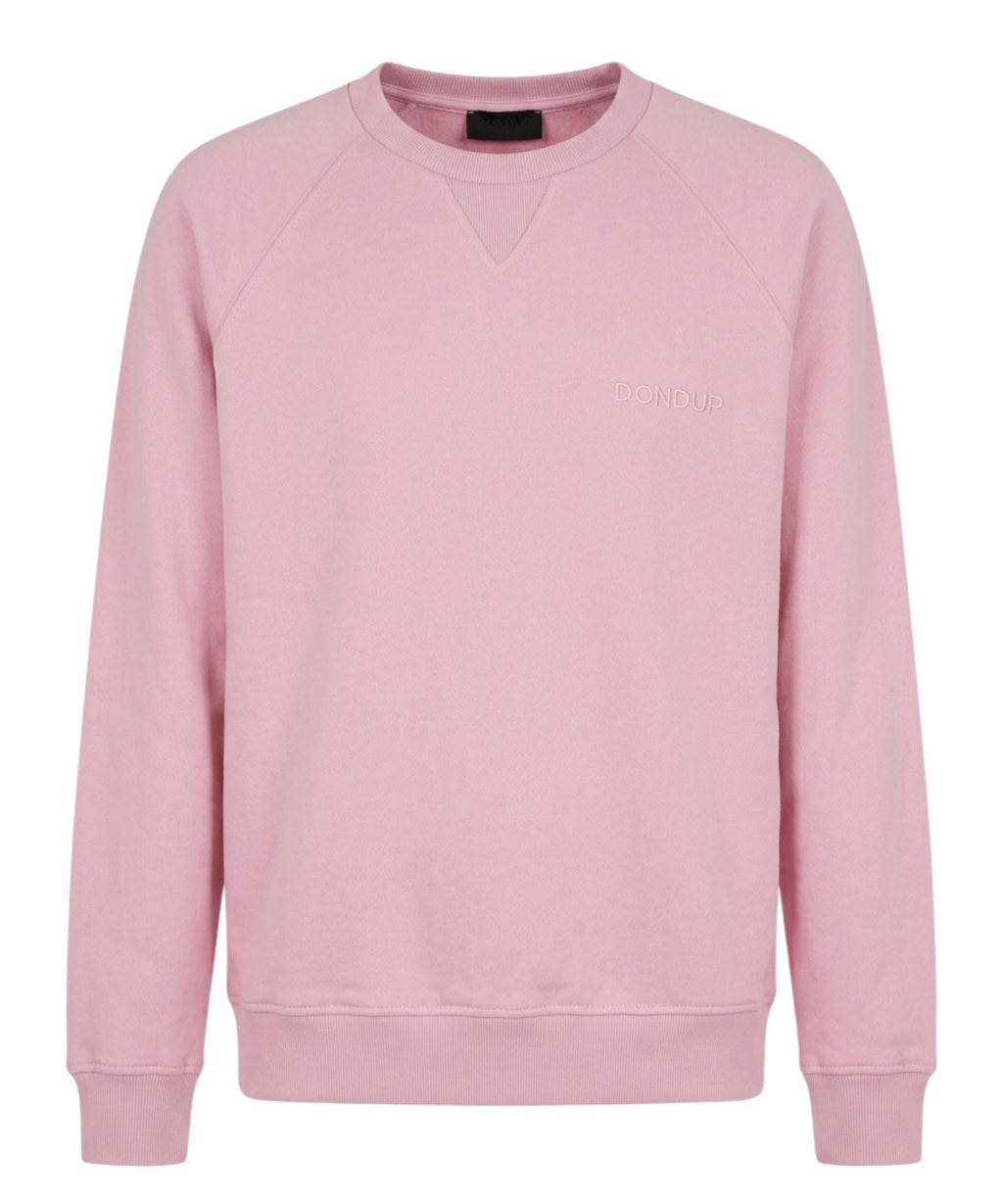 Felpa Donna Dondup Regular Fit con Logo Ricamato