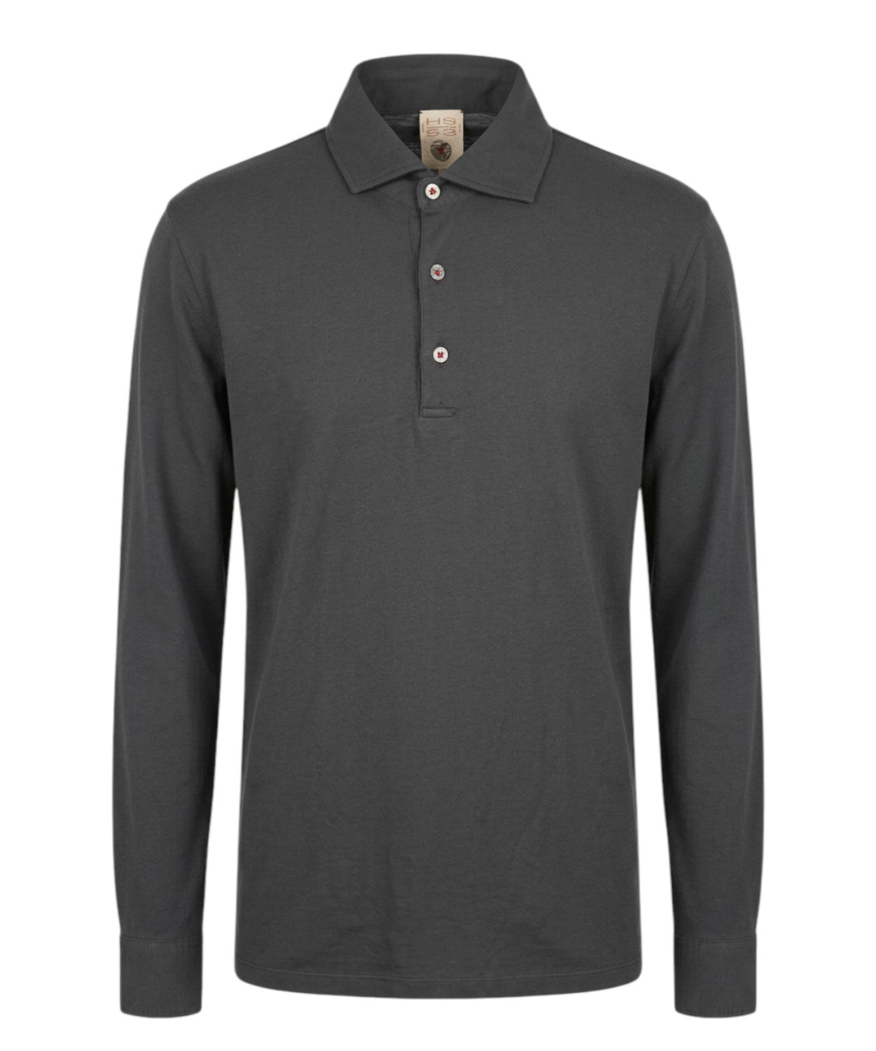 Polo homme H953 coton et modal manches longues