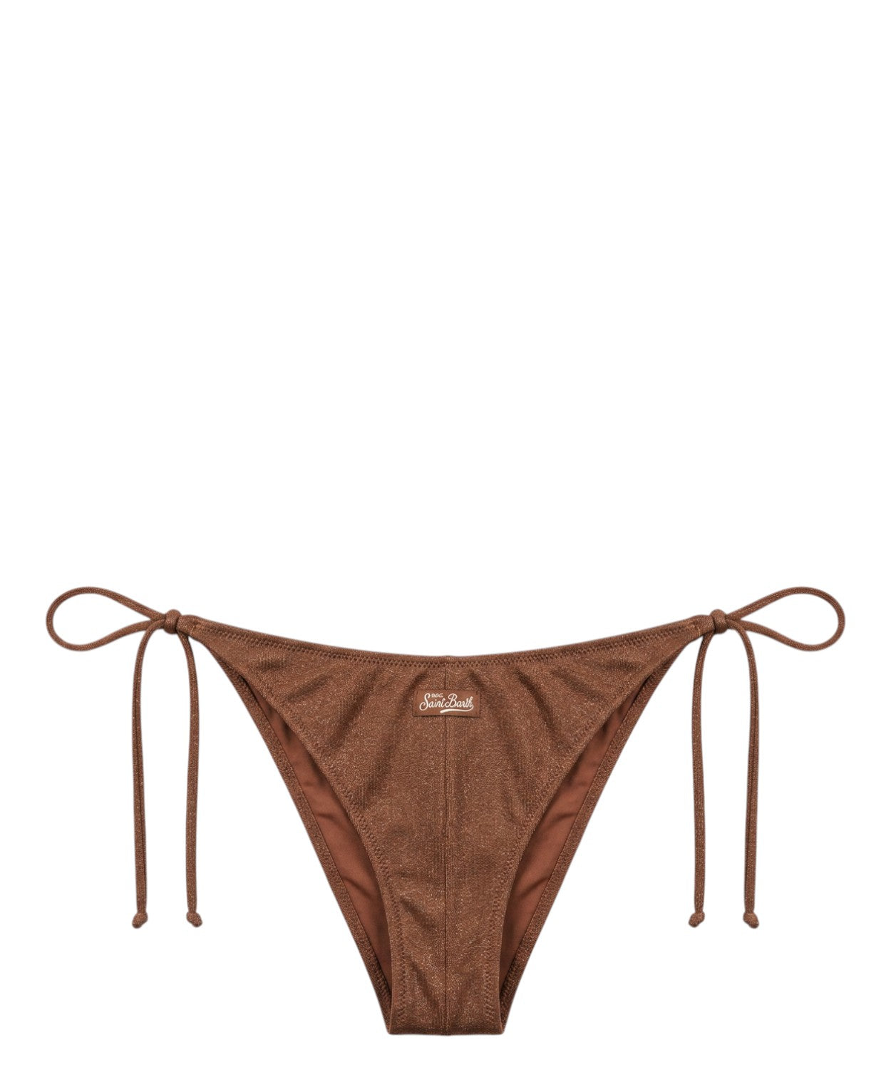 Slip bikini Marielle avec strass et liens réglables