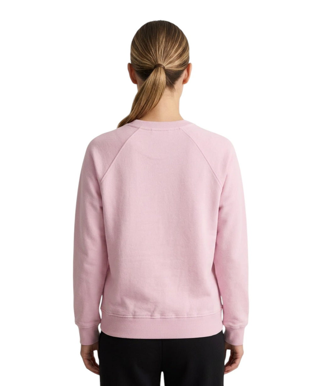 Felpa Donna Dondup Regular Fit con Logo Ricamato