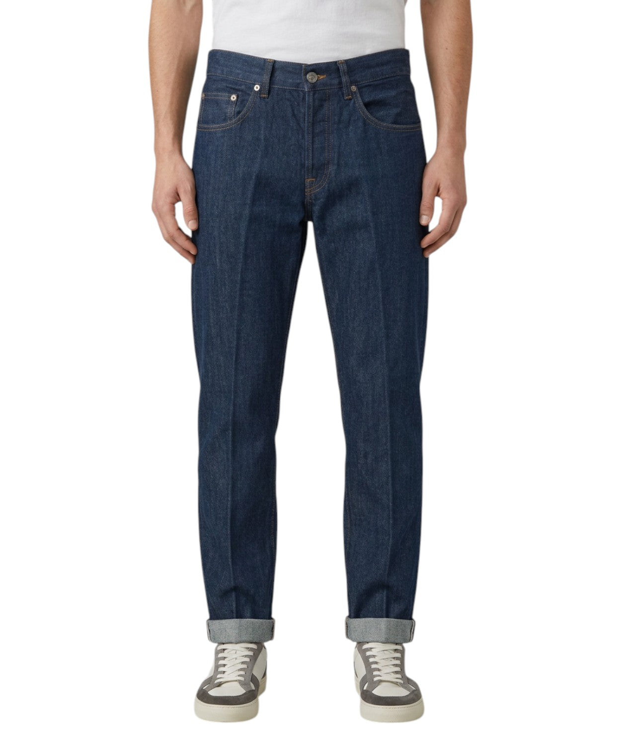 Jeans homme Dondup Relax Regular Fit en denim rigide