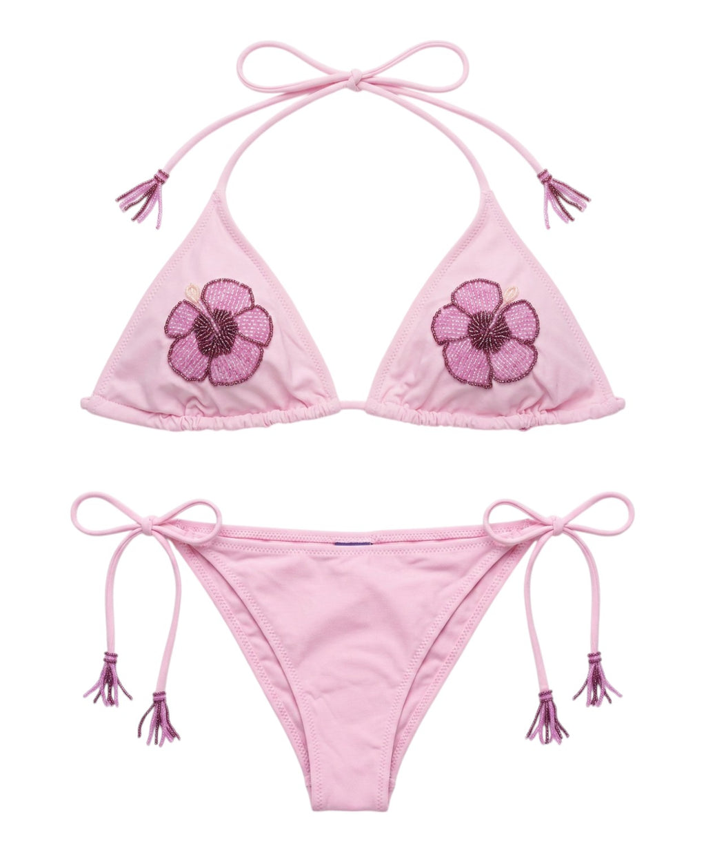 Bikini MC2 Saint Barth avec broderies et perles