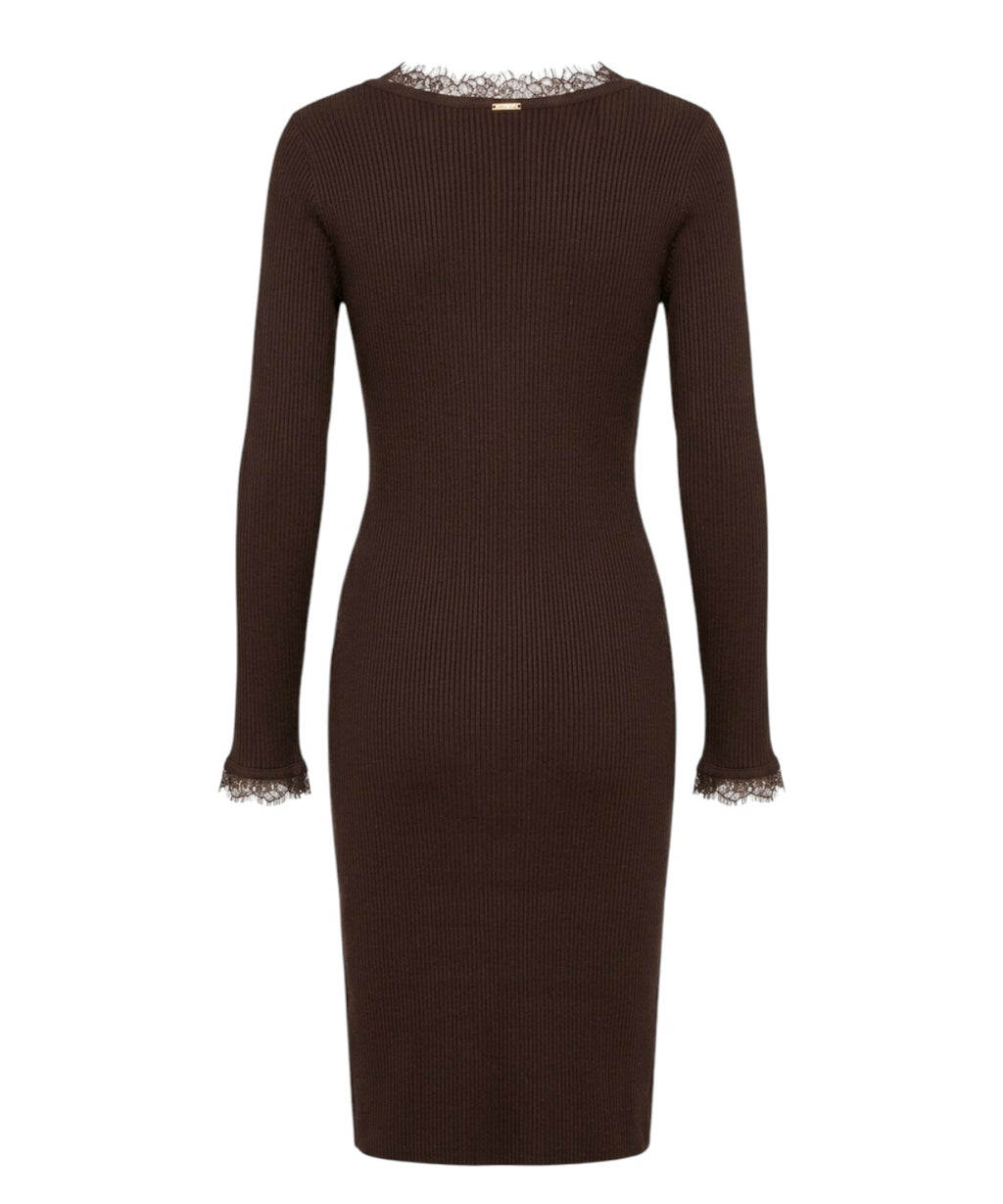 Abito Twinset Donna in Maglia con Pizzo Elegante