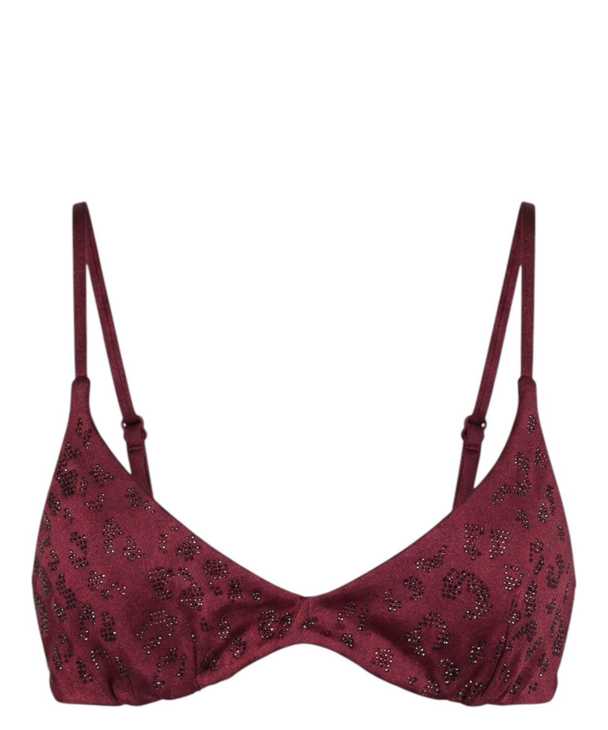 Top Bikini Paloma MC2 Saint Barth avec strass Léopard