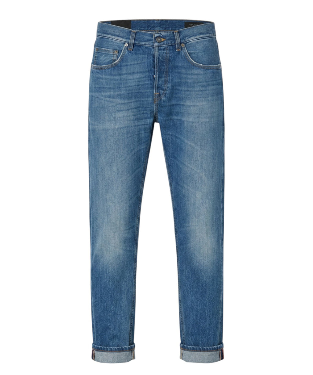 Dondup Icon Jeans Slim Fit en denim rigide 12,5 Oz