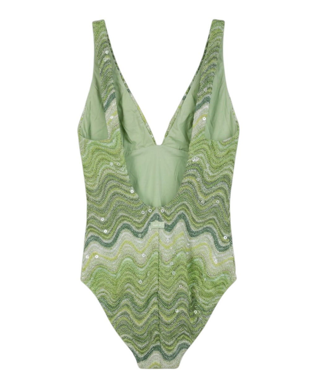 Maillot de bain une pièce MC2 Saint Barth avec paillettes