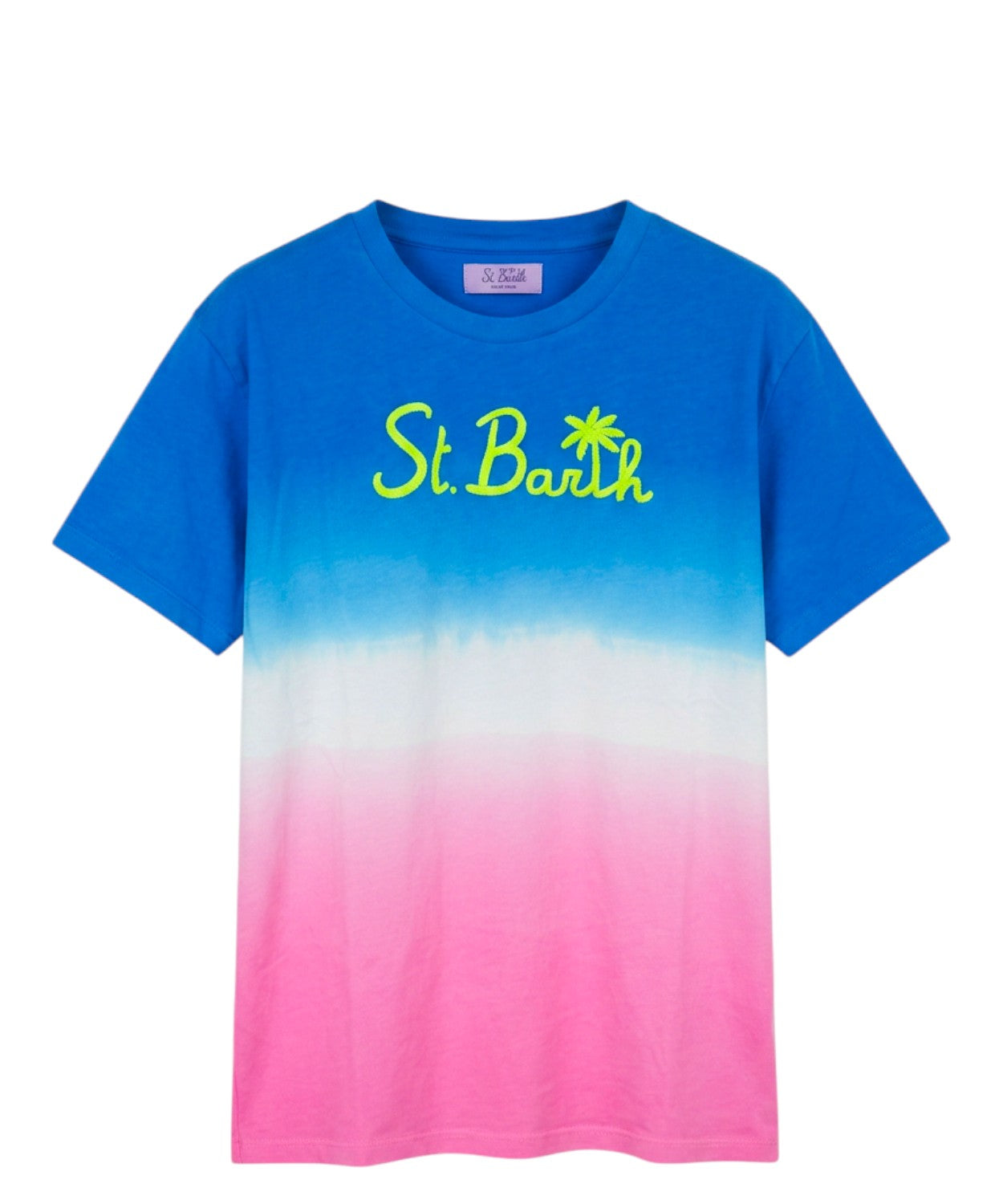 T-shirt effet dégradé avec logo MC2 Saint Barth