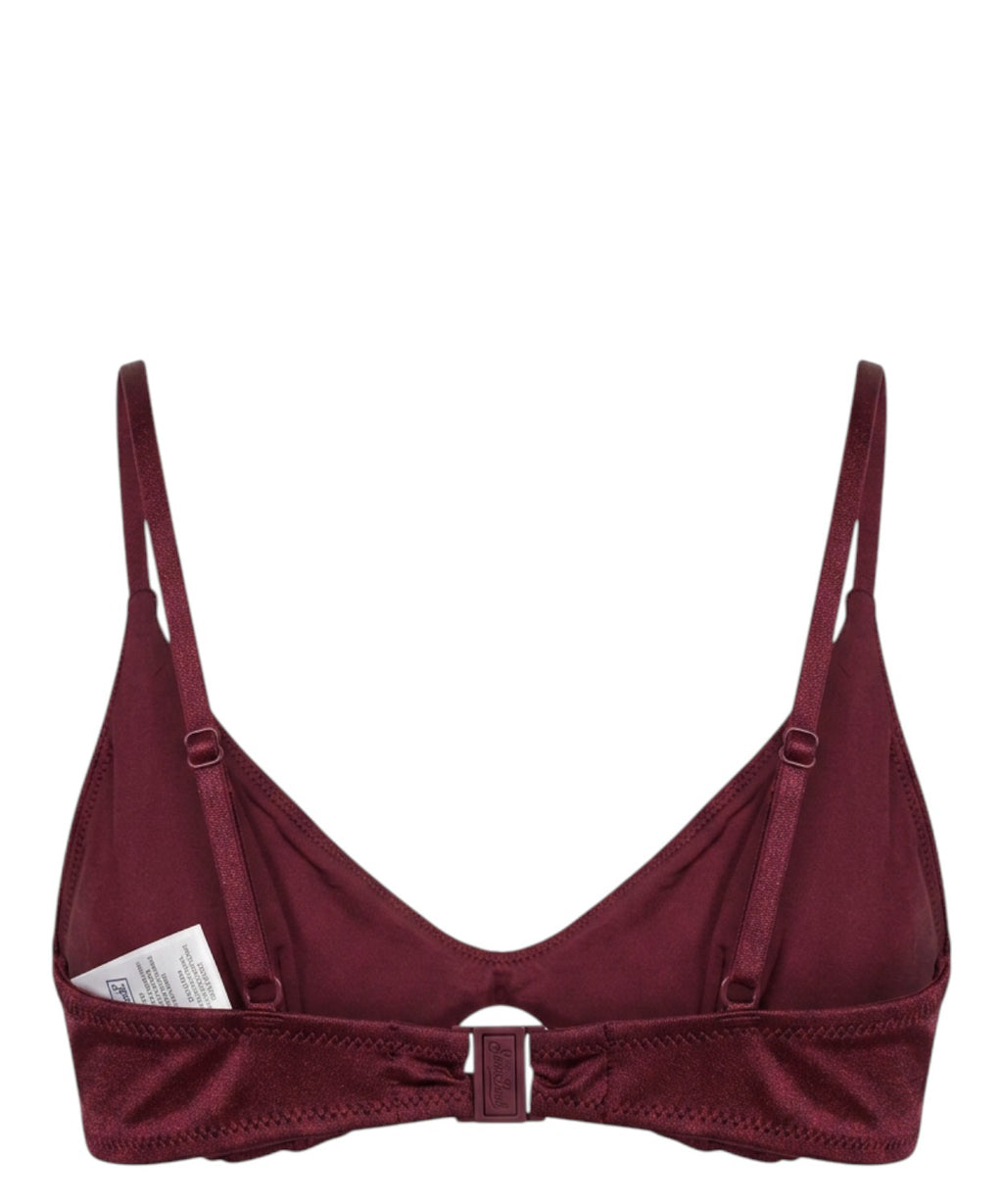 Top Bikini Paloma MC2 Saint Barth avec strass Léopard
