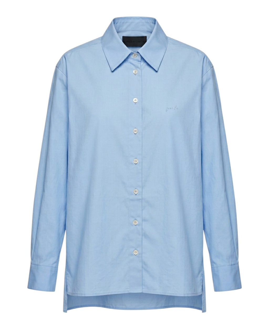 Pinko Connie Chemise en popeline de coton avec logo
