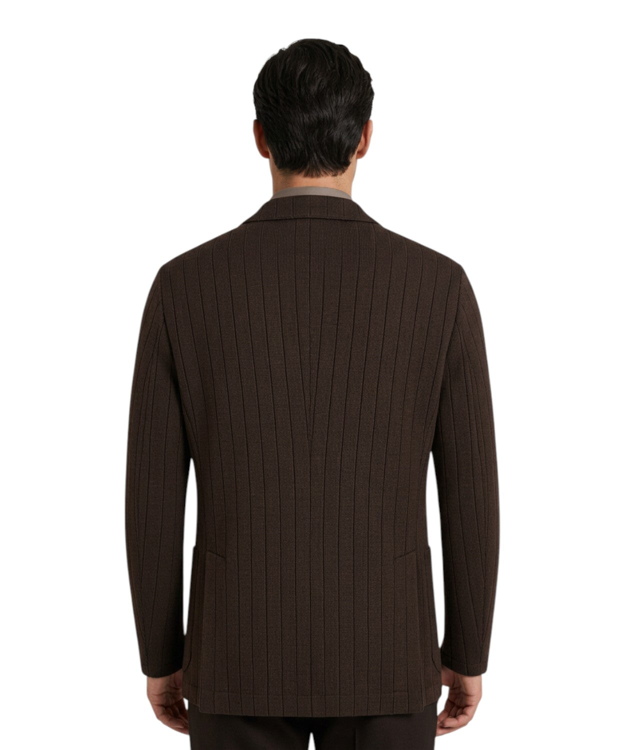 Giacca Uomo Bharnaba FRATI in Maglia Gessata e Elegante
