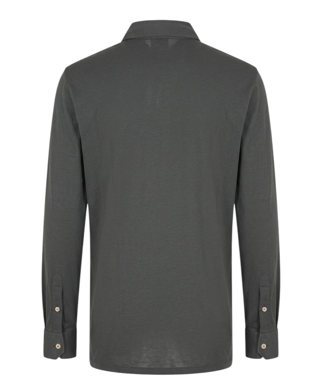 Polo homme H953 coton et modal manches longues