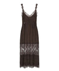 Robe Pinko Aster en crêpe jacquard avec dentelle