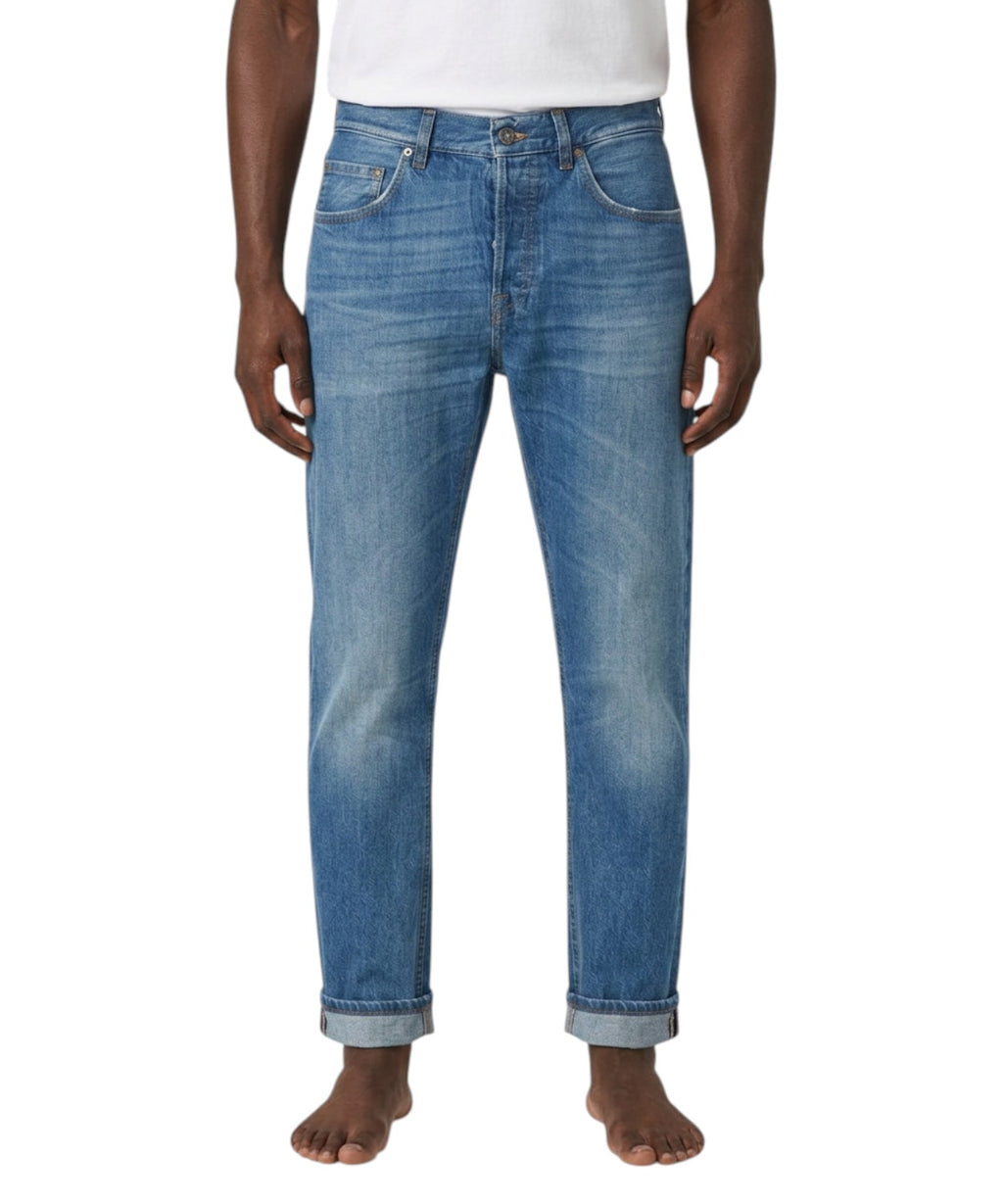 Dondup Icon Jeans Slim Fit en denim rigide 12,5 Oz