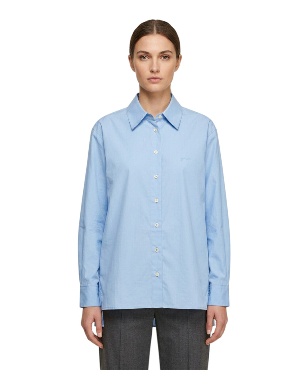 Pinko Connie Chemise en popeline de coton avec logo