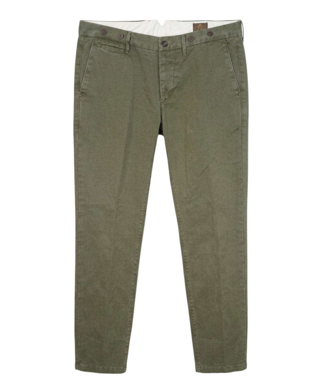 Pantalon homme en coton toile Genova effet pêche