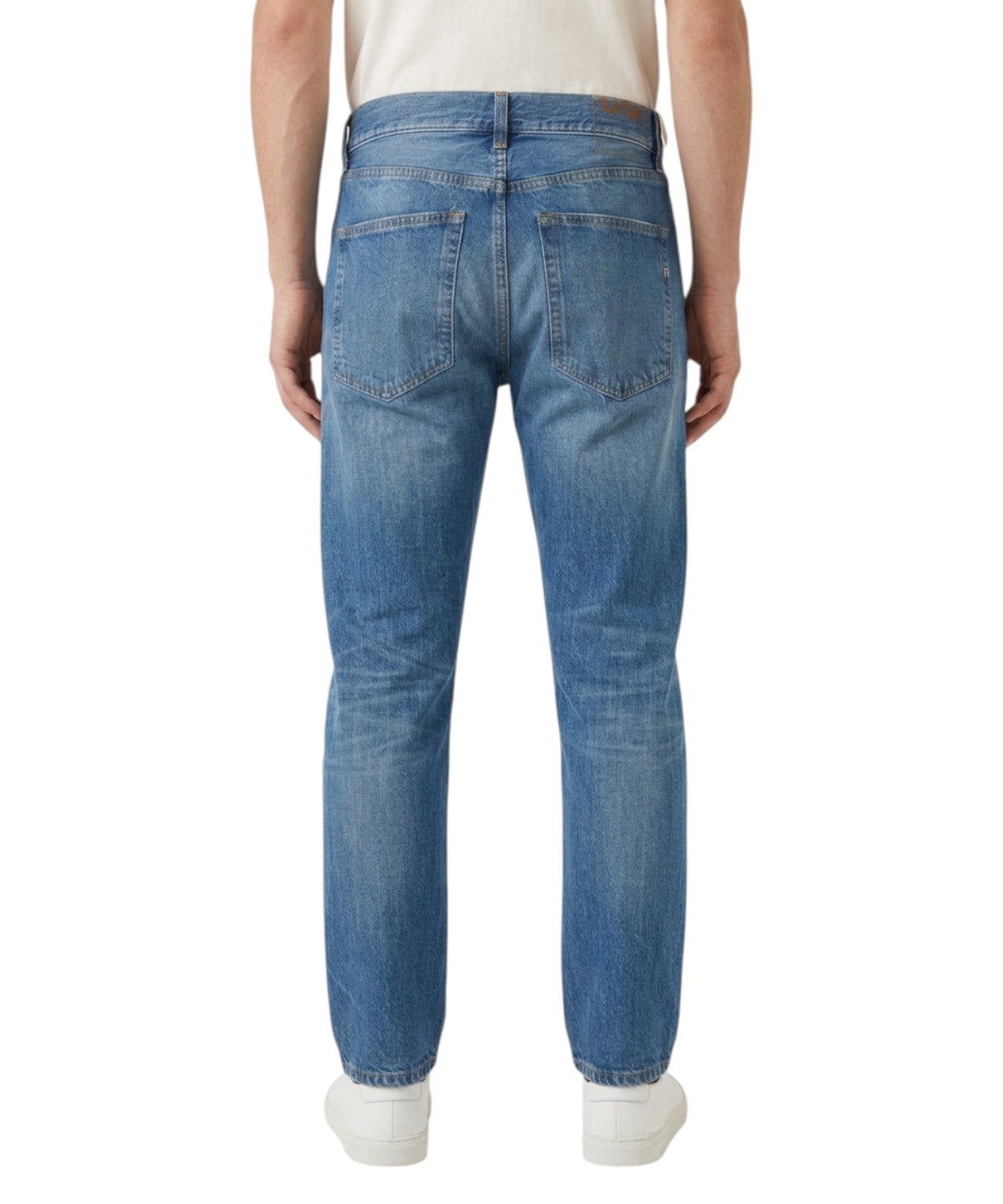 Dondup Icon Jeans Slim Fit en denim rigide 12,5 Oz
