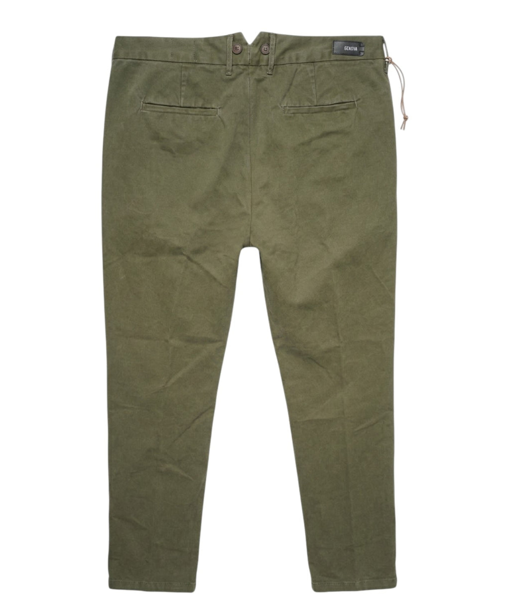 Pantalon homme en coton toile Genova effet pêche