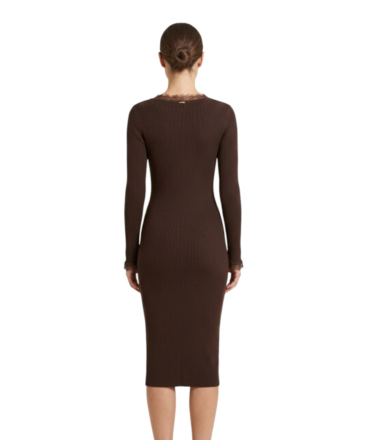 Abito Twinset Donna in Maglia con Pizzo Elegante