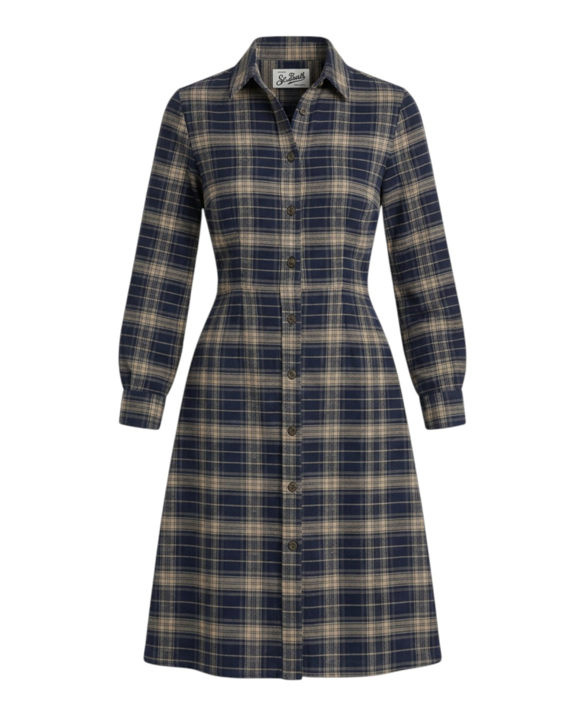Abito Chemisier Alys in Flanella Tartan Check
